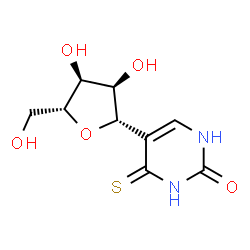 ChemSpider 2D Image | (1S)-1,4-Anhydro-1-(2-oxo-4-thioxo-1,2,3,4-tetrahydro-5-pyrimidinyl)-D-ribitol | C9H12N2O5S