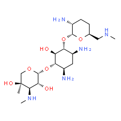 ChemSpider 2D Image | Micronomicin | C20H41N5O7