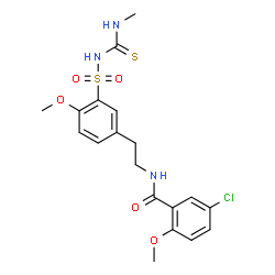 ChemSpider 2D Image | Clamikalant | C19H22ClN3O5S2
