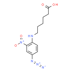 ChemSpider 2D Image | 6-[(4-Azido-2-nitrophenyl)amino]hexanoic acid | C12H16N5O4