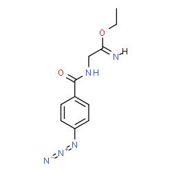 ChemSpider 2D Image | Ethyl (1Z)-2-[(4-azidobenzoyl)amino]ethanimidate | C11H14N5O2