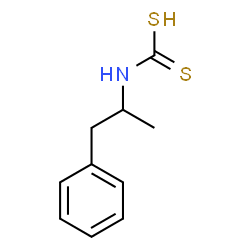 ChemSpider 2D Image | (1-Phenyl-2-propanyl)carbamodithioic acid | C10H13NS2