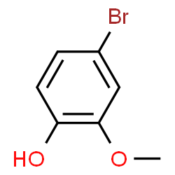 ChemSpider 2D Image | 4-Bromoguaiacol | C7H7BrO2