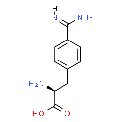 ChemSpider 2D Image | 4-Carbamimidoyl-L-phenylalanine | C10H13N3O2