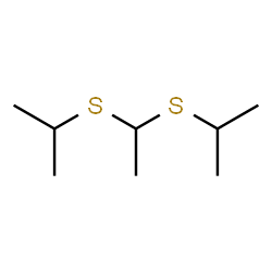 ChemSpider 2D Image | 1,1-bis(isopropylthio)ethane | C8H18S2
