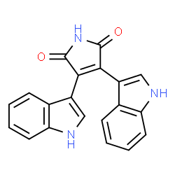 ChemSpider 2D Image | bisindolylmaleimide | C20H13N3O2