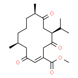 ChemSpider 2D Image | methyl tetrahydrosarcoate | C21H32O5