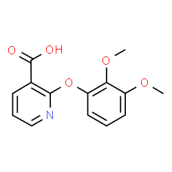 ChemSpider 2D Image | 2-(2,3-Dimethoxyphenoxy)nicotinic acid | C14H13NO5