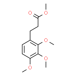 ChemSpider 2D Image | Methyl 3-(2,3,4-trimethoxyphenyl)propanoate | C13H18O5