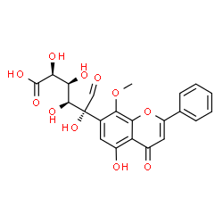 ChemSpider 2D Image | Wogonoside | C22H20O11