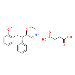ChemSpider 2D Image | Esreboxetine succinate | C23H29NO7