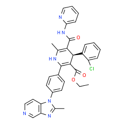 ChemSpider 2D Image | modipafant | C34H29ClN6O3
