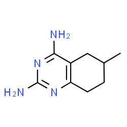 ChemSpider 2D Image | 6-Methyl-5,6,7,8-tetrahydro-2,4-quinazolinediamine | C9H14N4
