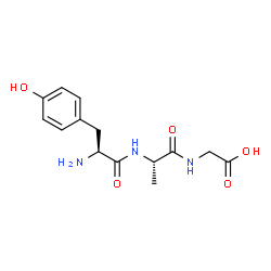ChemSpider 2D Image | L-Tyrosyl-L-alanylglycine | C14H19N3O5
