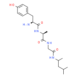 ChemSpider 2D Image | L-Tyrosyl-L-alanyl-N-(4-methyl-2-pentanyl)glycinamide | C20H32N4O4