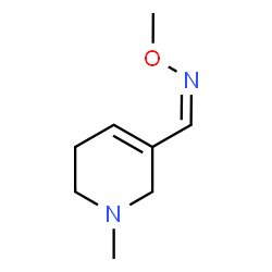 ChemSpider 2D Image | (Z)-N-Methoxy-1-(1-methyl-1,2,5,6-tetrahydro-3-pyridinyl)methanimine | C8H14N2O