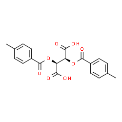 ChemSpider 2D Image | (+)-ditoluoyltartaric acid | C20H18O8
