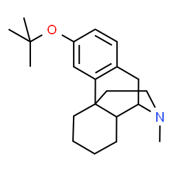 ChemSpider 2D Image | 3-tert-butoxy-17-methylmorphinan | C21H31NO