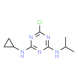 ChemSpider 2D Image | CYPRAZINE | C9H14ClN5