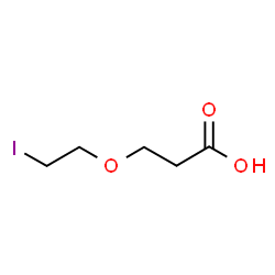 ChemSpider 2D Image | 3-(2-Iodoethoxy)propanoic acid | C5H9IO3
