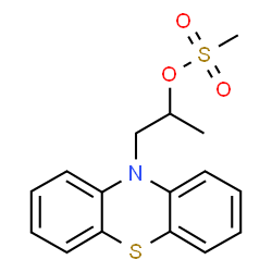 ChemSpider 2D Image | 1-(10H-Phenothiazin-10-yl)-2-propanyl methanesulfonate | C16H17NO3S2