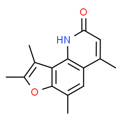ChemSpider 2D Image | 4,6,8,9-tetramethylfuro[2,3-h]quinolin-2-ol | C15H15NO2
