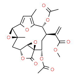 ChemSpider 2D Image | bipinnatin a | C25H28O11