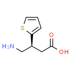 ChemSpider 2D Image | (3S)-4-Amino-3-(2-thienyl)butanoic acid | C8H11NO2S