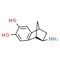 ChemSpider 2D Image | (8S,9R)-9-Aminotricyclo[6.2.1.0~2,7~]undeca-2,4,6-triene-4,5-diol | C11H13NO2