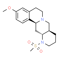 ChemSpider 2D Image | (8aR,12aR,13aS)-3-methoxy-12-(methylsulfonyl)-5,8,8a,9,10,11,12,12a,13,13a-decahydro-6H-isoquino[2,1-g][1,6]naphthyridine | C18H26N2O3S
