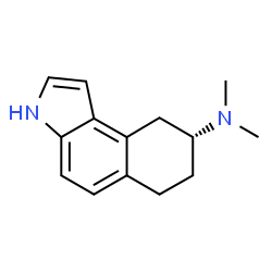 ChemSpider 2D Image | (8R)-N,N-Dimethyl-6,7,8,9-tetrahydro-3H-benzo[e]indol-8-amine | C14H18N2