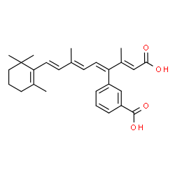 ChemSpider 2D Image | 12-(3-Carboxyphenyl)retinoic acid | C27H32O4