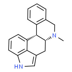 ChemSpider 2D Image | (6aR,12bS)-7-Methyl-4,6,6a,7,8,12b-hexahydroindolo[4,3-ab]phenanthridine | C19H18N2