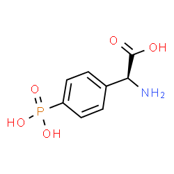 ChemSpider 2D Image | (2S)-Amino(4-phosphonophenyl)acetic acid | C8H10NO5P