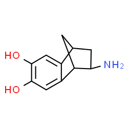 ChemSpider 2D Image | 9-Aminotricyclo[6.2.1.0~2,7~]undeca-2,4,6-triene-4,5-diol | C11H13NO2