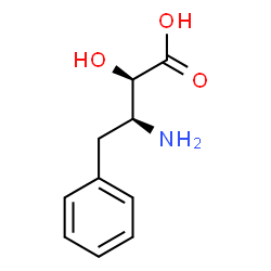 ChemSpider 2D Image | (2R,3S)-3-Amino-2-hydroxy-4-phenylbutanoic acid | C10H13NO3