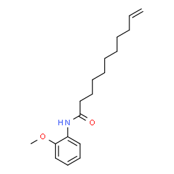 ChemSpider 2D Image | N-(2-Methoxyphenyl)-10-undecenamide | C18H27NO2