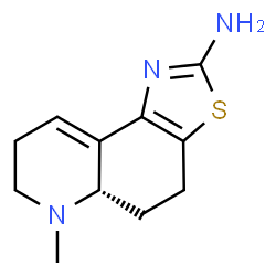 ChemSpider 2D Image | (5aS)-6-Methyl-4,5,5a,6,7,8-hexahydro[1,3]thiazolo[4,5-f]quinolin-2-amine | C11H15N3S