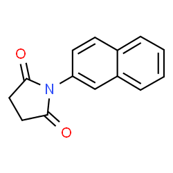 ChemSpider 2D Image | 1-(2-Naphthyl)-2,5-pyrrolidinedione | C14H11NO2