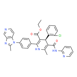 ChemSpider 2D Image | (S)-Modipafant | C34H29ClN6O3
