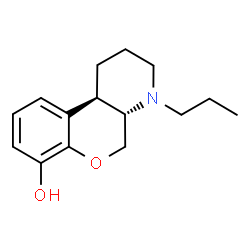 ChemSpider 2D Image | (4aS,10bR)-4-Propyl-1,3,4,4a,5,10b-hexahydro-2H-chromeno[3,4-b]pyridin-7-ol | C15H21NO2
