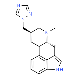 ChemSpider 2D Image | (8beta,10xi)-6-Methyl-8-(1H-1,2,4-triazol-1-ylmethyl)ergoline | C18H21N5