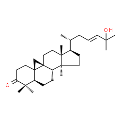 ChemSpider 2D Image | 25-Hydroxycycloart-23-en-3-one | C30H48O2