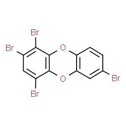 ChemSpider 2D Image | 1,2,4,7-Tetrabromooxanthrene | C12H4Br4O2