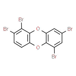 ChemSpider 2D Image | 1,2,6,8-Tetrabromooxanthrene | C12H4Br4O2