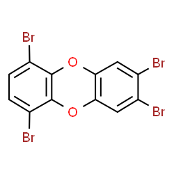 ChemSpider 2D Image | 1,4,7,8-Tetrabromooxanthrene | C12H4Br4O2