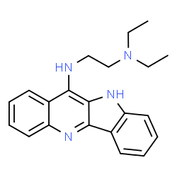 ChemSpider 2D Image | N,N-Diethyl-N'-(10H-indolo[3,2-b]quinolin-11-yl)-1,2-ethanediamine | C21H24N4
