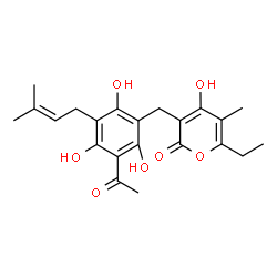 ChemSpider 2D Image | arzanol | C22H26O7
