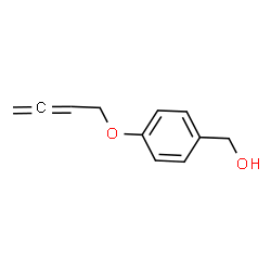 ChemSpider 2D Image | [4-(2,3-Butadien-1-yloxy)phenyl]methanol | C11H12O2