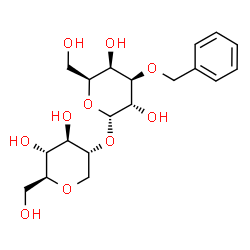 ChemSpider 2D Image | 1,5-Anhydro-2-O-(3-O-benzyl-alpha-L-galactopyranosyl)-L-glucitol | C19H28O10